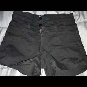 No Boundaries Black Jean Shorts